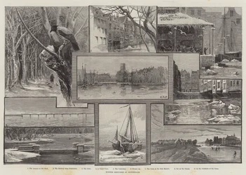 Winterskizzen in Rotterdam